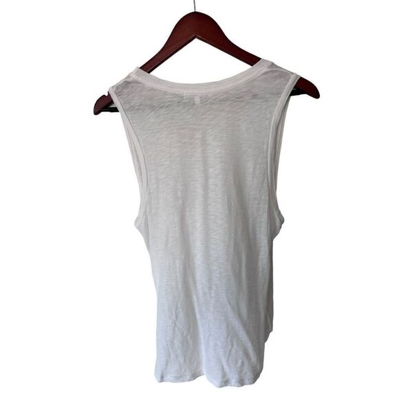 Sundry White Faux Wrap Light Weight Sleeveless Top Size 2 - Picture 2 of 8